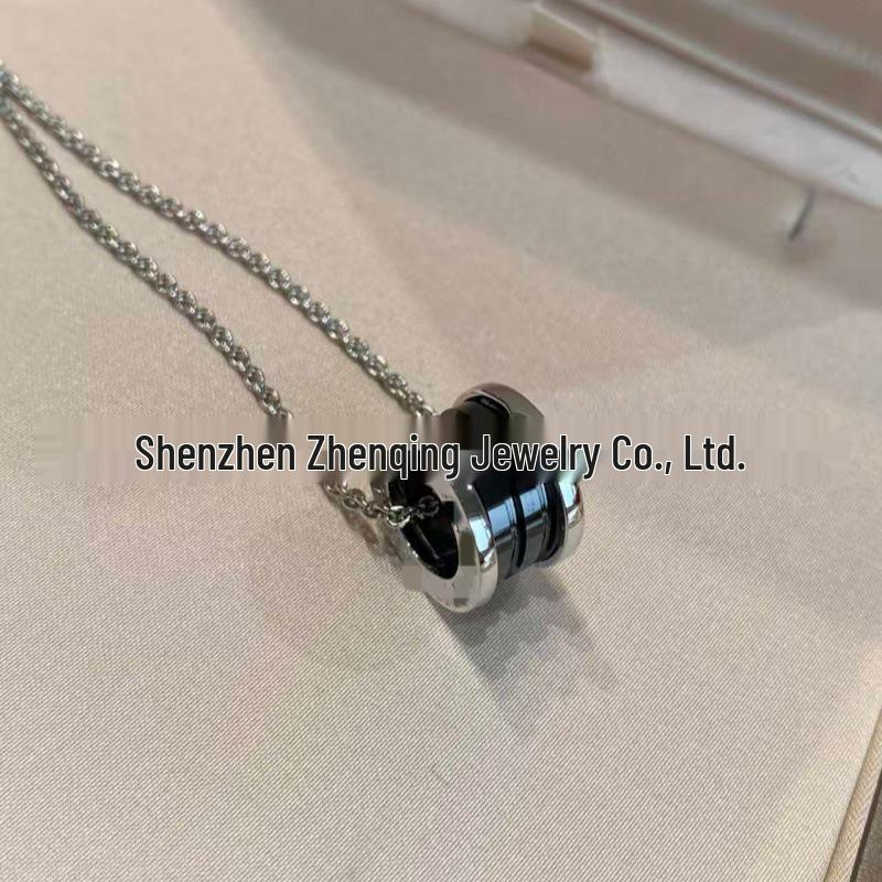 Sterling Silver Little Red Man Necklace with Diamonds: Classic, Fashionable, and Versatile 925 Silver