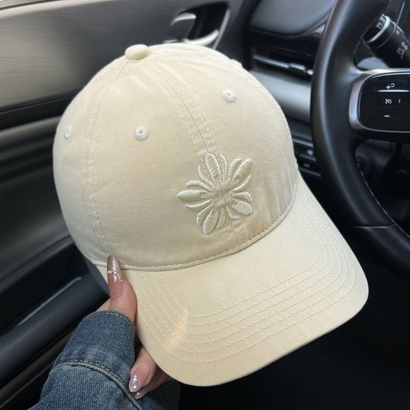 Vintage Embroidered Baseball Hat With Sunshade For Teens And Adults In Stylish Design