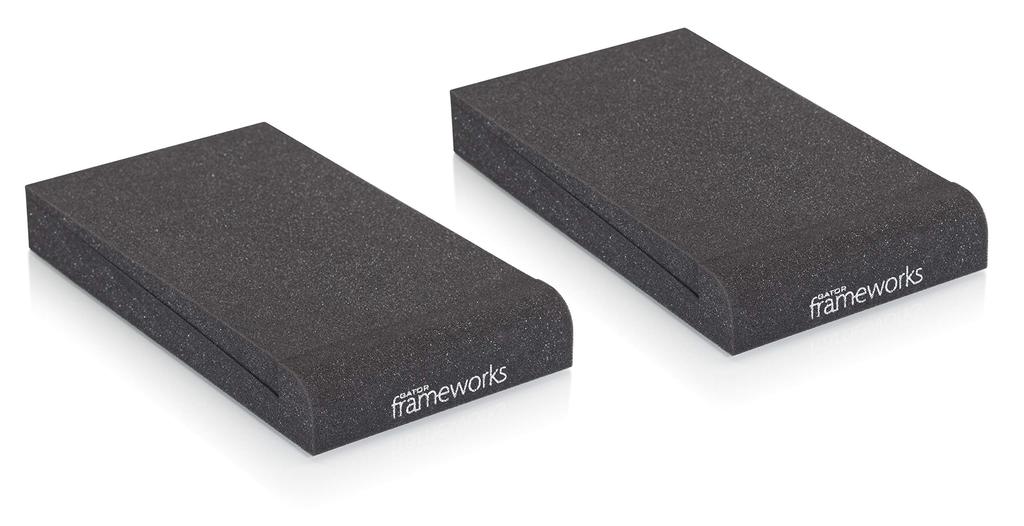 GATOR Frameworks Isolation Pad for Monitor Speakers, Small (GFW-ISOPAD-SM)