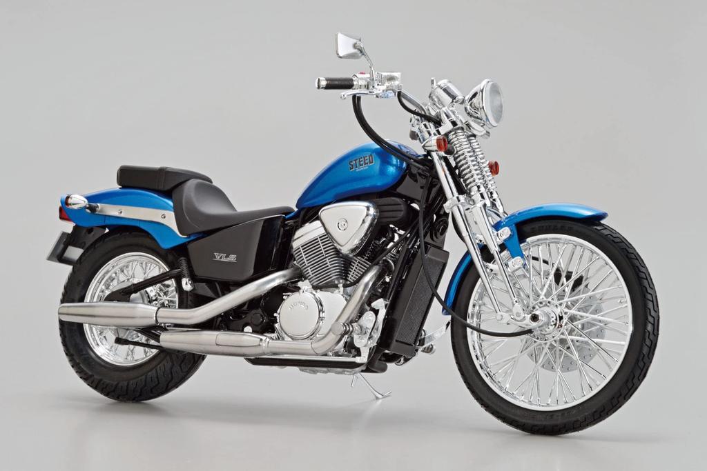 Aoshima Bunka Kyozai Scale The Bike Series 19 Honda NC37 Steed VLS 1998 Plastic Model Color (AOSHIMA) 1/12 No. Kit, Pre-Molded