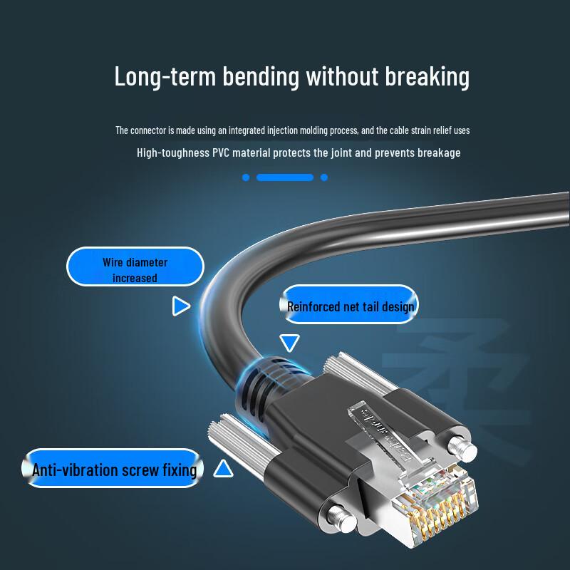 Bosonde Cat6a High-Flex Industrial Gigabit Camera Cable