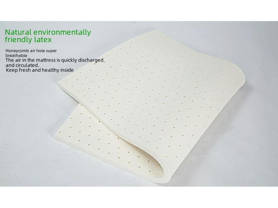 Saltea Eco-Friendly din Latex cu Fibră de Cocos pentru Bebeluși - Husa Detașabilă și Lavabilă pentru Nou-Născuți și Copii de Grădiniță