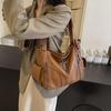 Y2K Daily Commuting Large Capacity Tote Hand Bags Soft Pu Leather Shoulder Bags for Women Quality Crossbody Bags AVE