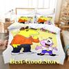 Smiling Friends Bedding Set Single Twin Printed Bed Set With Pillowcase Bed Duvet Cover Single Double Queen Super King Size