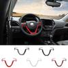 Car Steering Wheel Molding Frame Decor Cover for Jeep Cherokee 2014+ Accessories