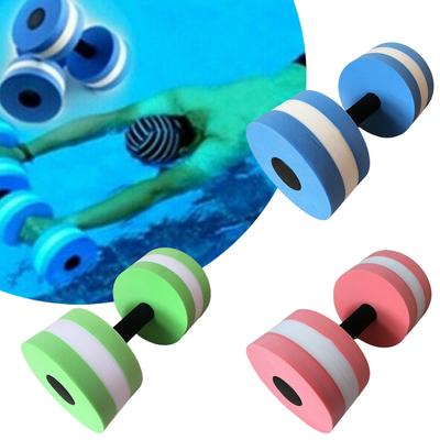 Fitness Pool Water Swimming Aqua Exercise Barbell EVA Foam Aquatics Dumbbell Floating Swim Gym Dumbbell Water Weight Aerobics