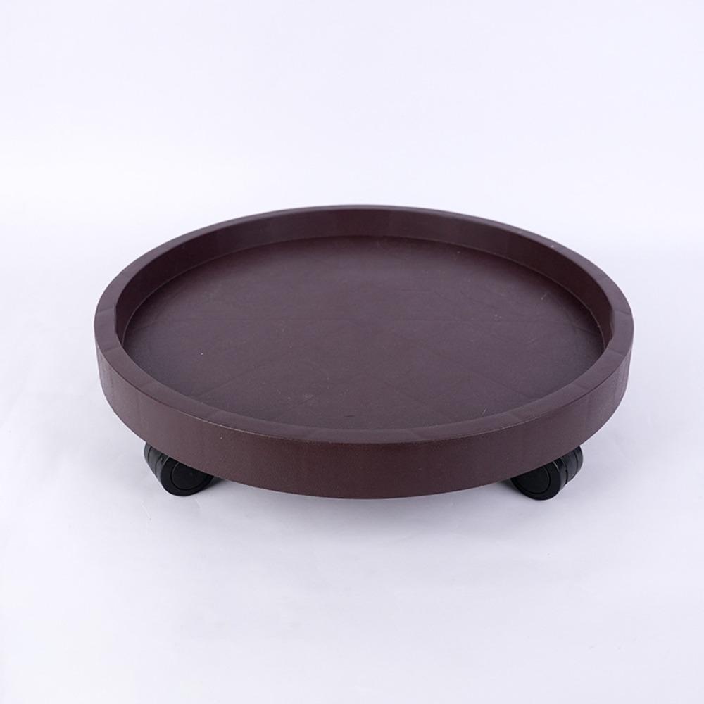 With Water Tray Flower Plant Pot Tray Movable Flower Pot Tray Plant Stand Base Gardening Supplies