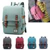 Luxurious Durable Canvas Leather Travel Backpack With Comfortable Shoulder Strap