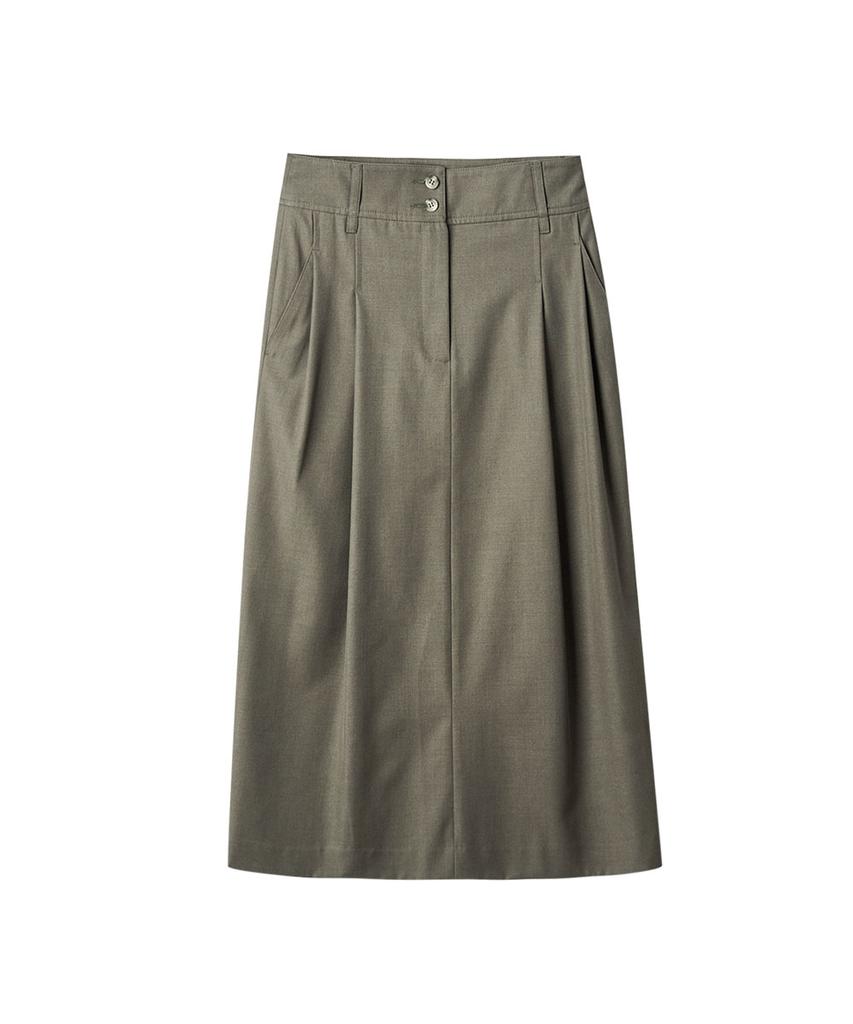 Leopeusaideuhwaiteulabel Clever Skirt Mud