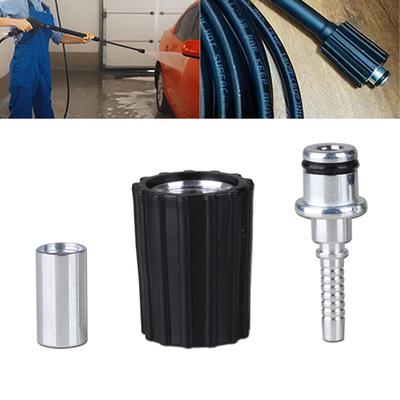Car Washer Water Cleaning Hose Pipe Fitting Twist Connector High Pressure Washer Hose Insert Fittings D14 D15mm Ring Nut M22 M14