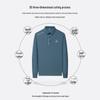 TUCANO Men's Seamless Wrinkle-Free Long Sleeve Polo Shirt