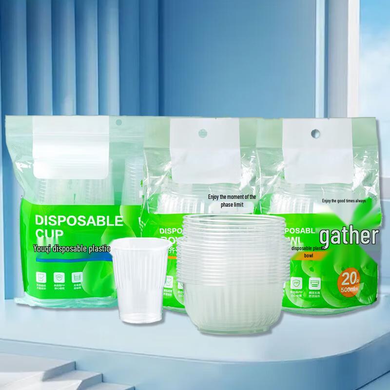 Lijiu Hong Thickened Hard Plastic Disposable Aviation Cups
