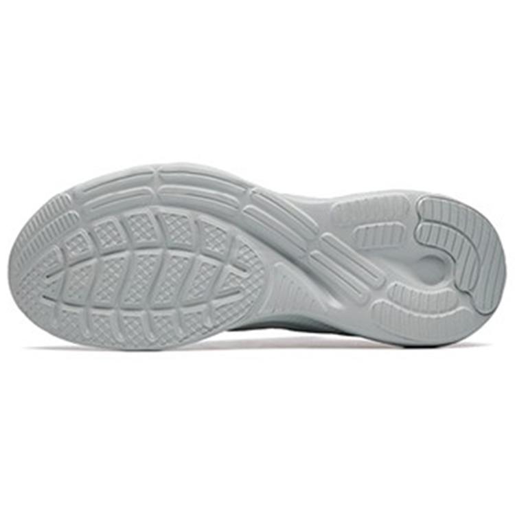 Anta Breathable And Lightweight Low Top Running Shoes Men's Gray Silver 912225581-2