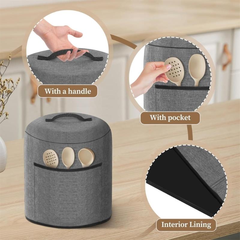 Dustproof Cover 38x38.7cm Easy Storage Cleaning for Air Fryers Electric Pressure Rice Cooker Storing Kitchen Appliance
