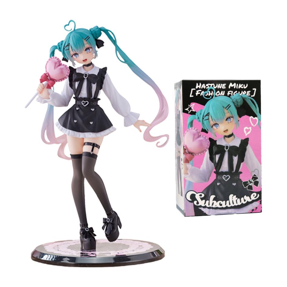 Popular Kawaii Girl Hatsune Miku Anime Figurine Fashion Subclture Miku Action Figurine Christmas Gift Pvc Collection Model Doll Toys