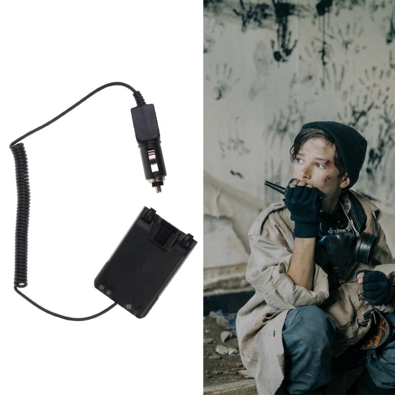 Battery Eliminator Adapter for ICOM 12/24V Car Charger Radio Battery Eliminator Adapter for ID-31 ID-51 ID-31A ID-31E