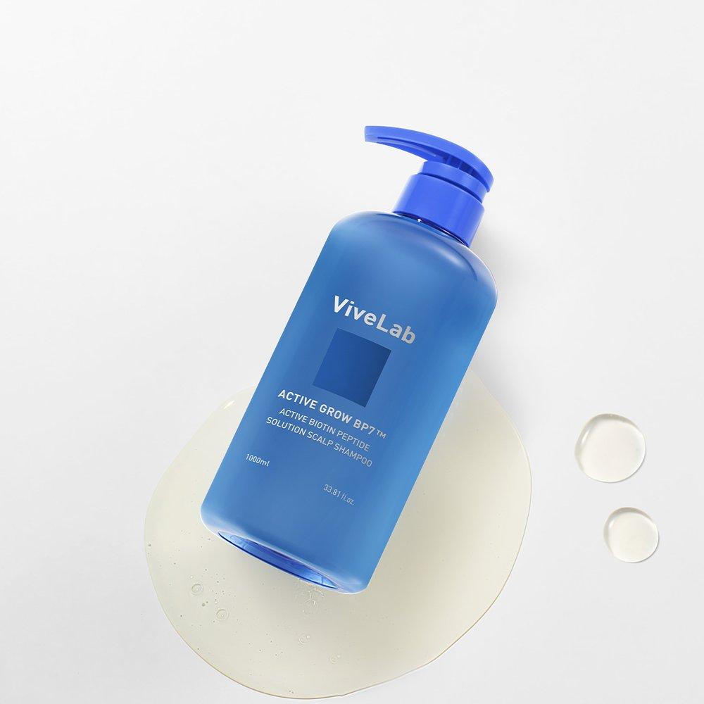 [Large Capacity] ViveLab Active Biotin Peptide Solution Scalp Hair Loss Shampoo 1,000ml