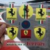 1 pièce Sticker de Voiture Réfléchissant Motif Décalcomanie Auto-adhésive Décoration Autocollants Bouclier Remplacement pour Ferrari SJ Teams Competizione