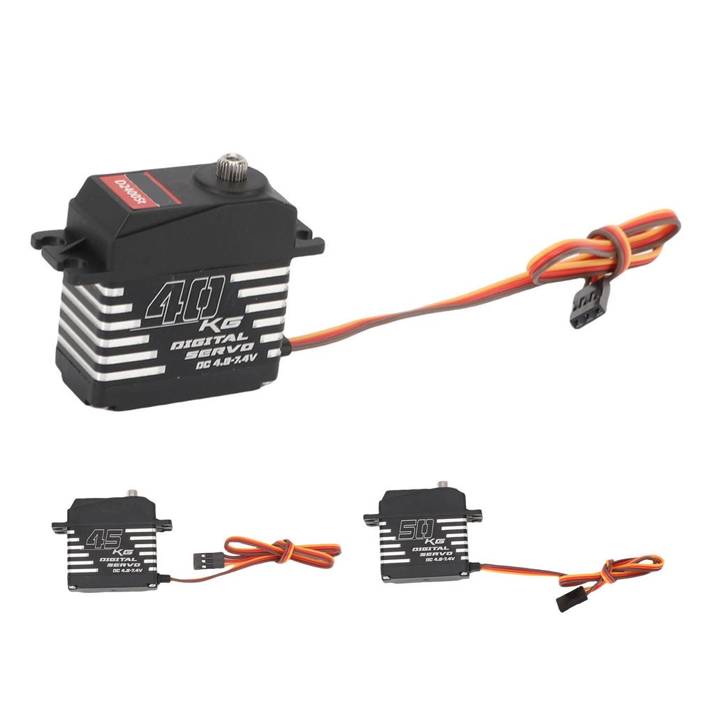 Digital Servo High Torsion DC4.8-7.4V 180 Degree Rotatable for RC Car Truck Crawler Boat Robot Alumi