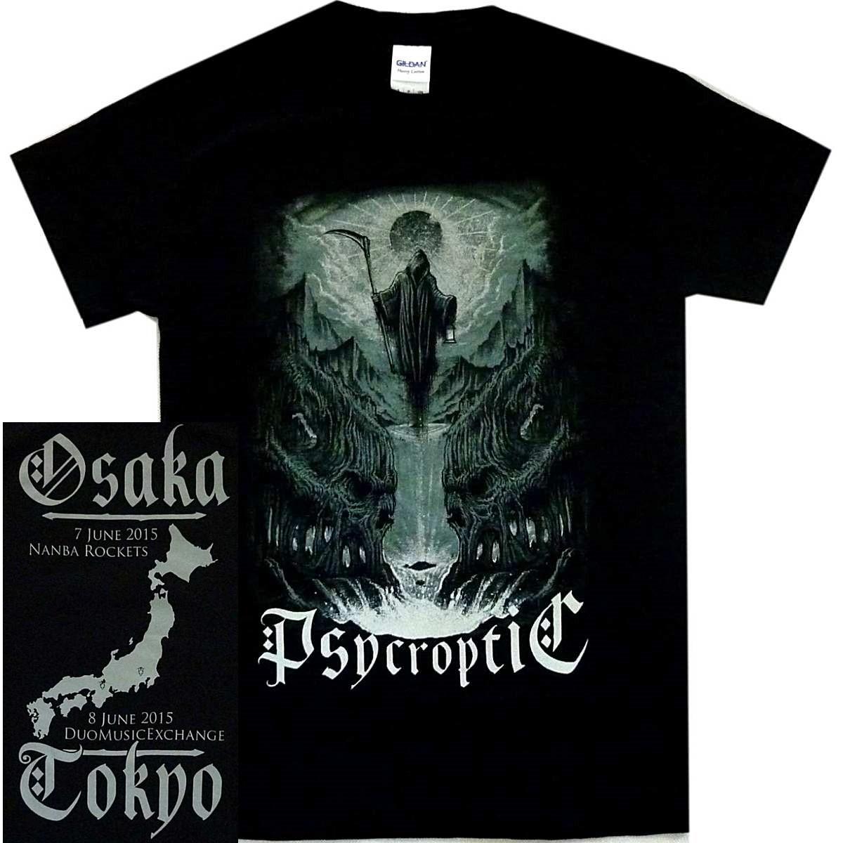 Psycroptic Japan Tour Shirt S Small Officl Tshirt Australian Death Metal T-Shirt L