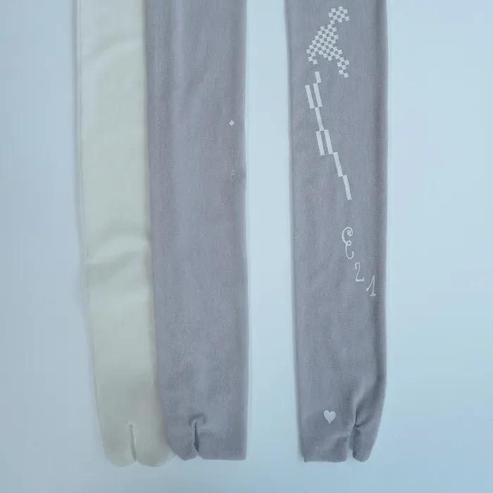 Tabi Ti3e Knee Socks (Mist Gray)