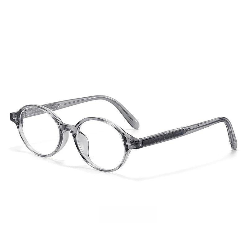 Artistic Retro Oval Framed Anti-Blue Light Glasses For Men And Women Personality Eye Protection Comfortable Decorative Eyewear