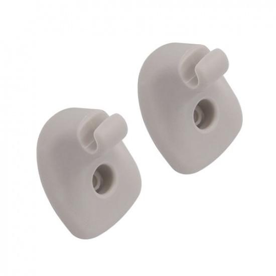 Pair of Sun Visor Retaining Clip Fit for 2008-10 Chrysler Sebring Dodge Avenger