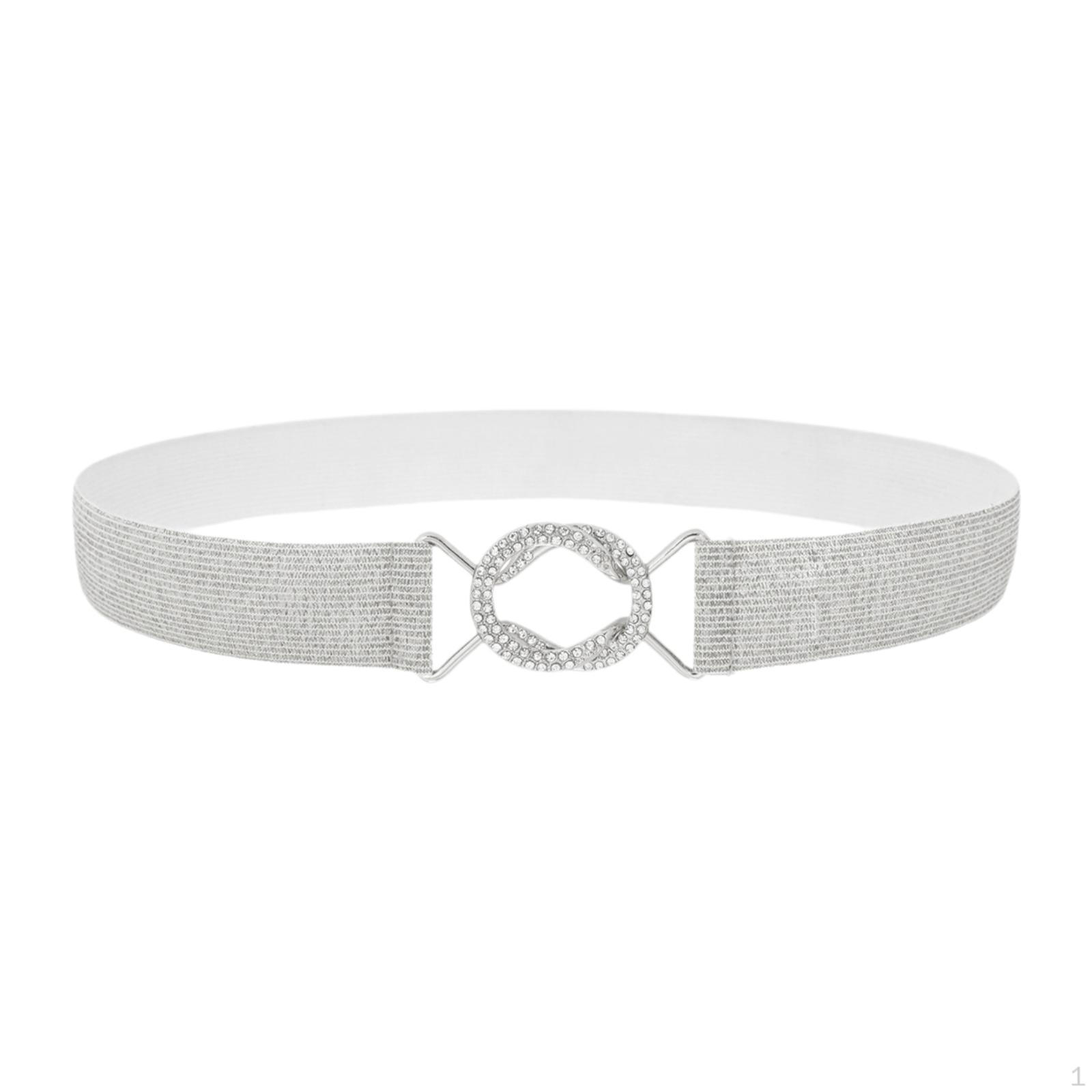 

Elastic Belt for Women, Ideal A Birthday Blouse Or Any Other Garment. срібний