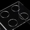 Engraved Acrylic Double Ice Cream Cone Holder Tray Display Stand Rack Wedding