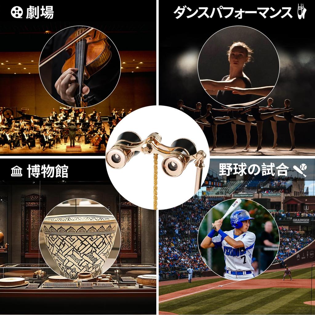 BOSTRON Binoculars for Live 3X Adjustable with for Bird Art Wild Bird and Graduation Includes Japanese Instruction Manual and Drawstring Bag