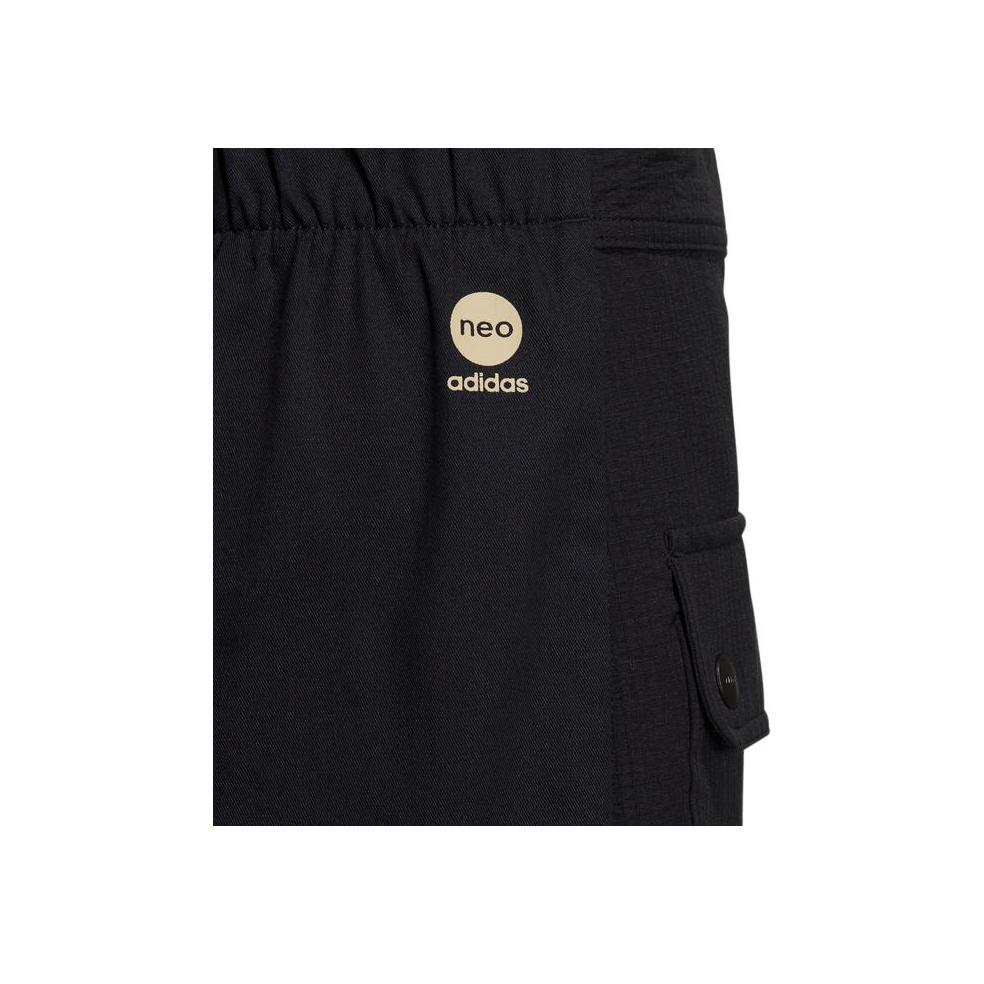 Adidas Neo Solid Color Sports Fitness Skort Women Bottoms Black HF7320