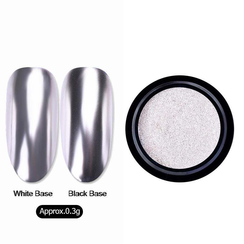 Chameleon Mirror Nail Powder Glitter Decoration Gel Polish Nail Art Dust Metallic Metal Polish Chrome Pigment Dazzling Accessory
