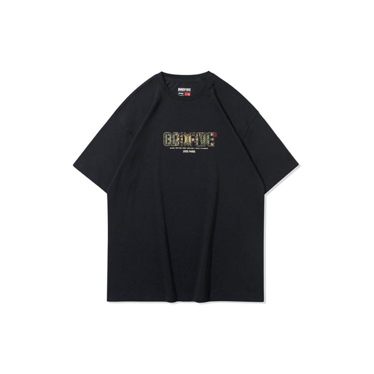 Li-Ning Paris Fashion Week SS20 Series Tee Black Men s AHSQ073-2 S