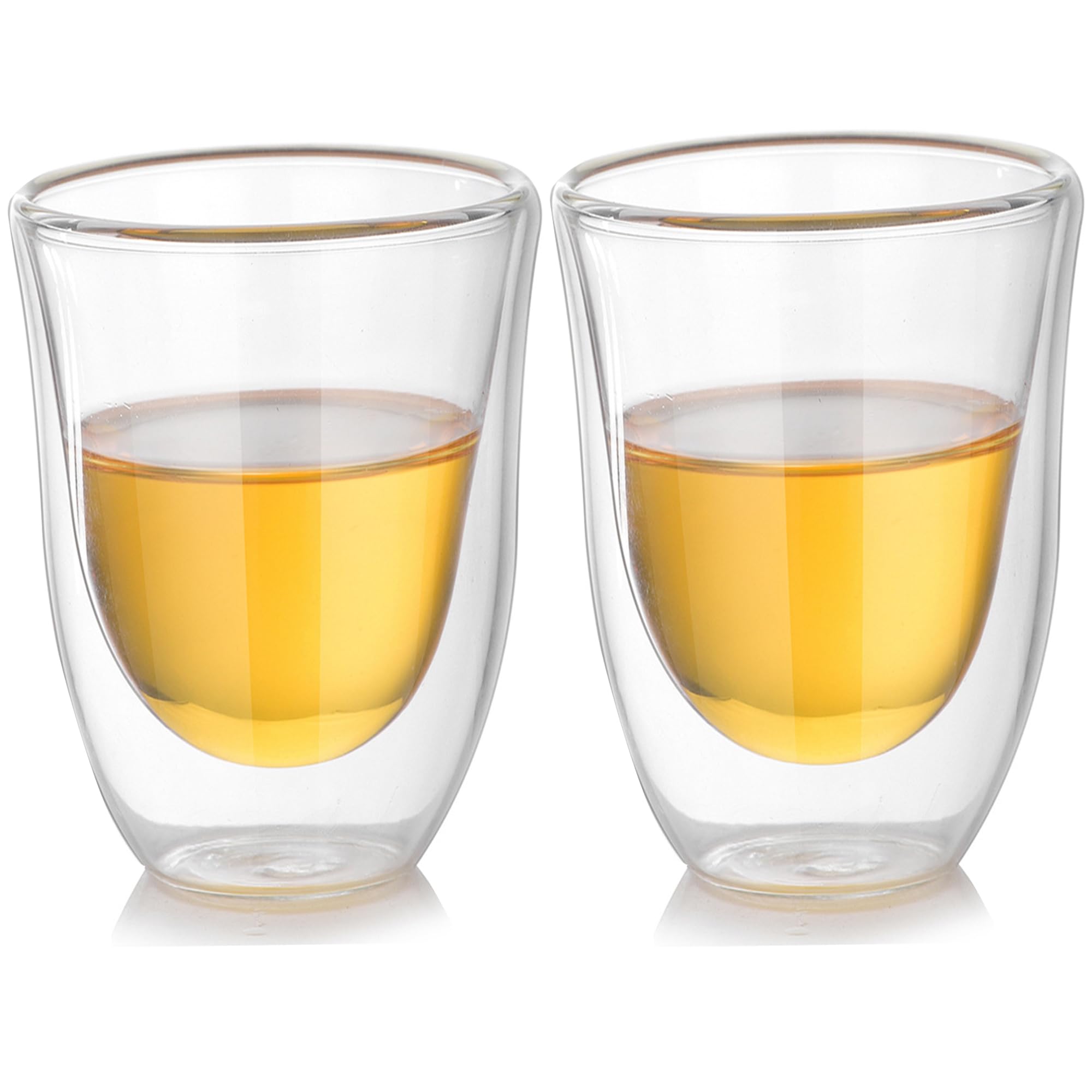 

Desirable Glass Double Wall Sanitation Law Set Glass Tumbler Glass Cup 350ml Double Wall Insulated Coffee Cup Coffee Milk Juice Gift Heat-Resistant