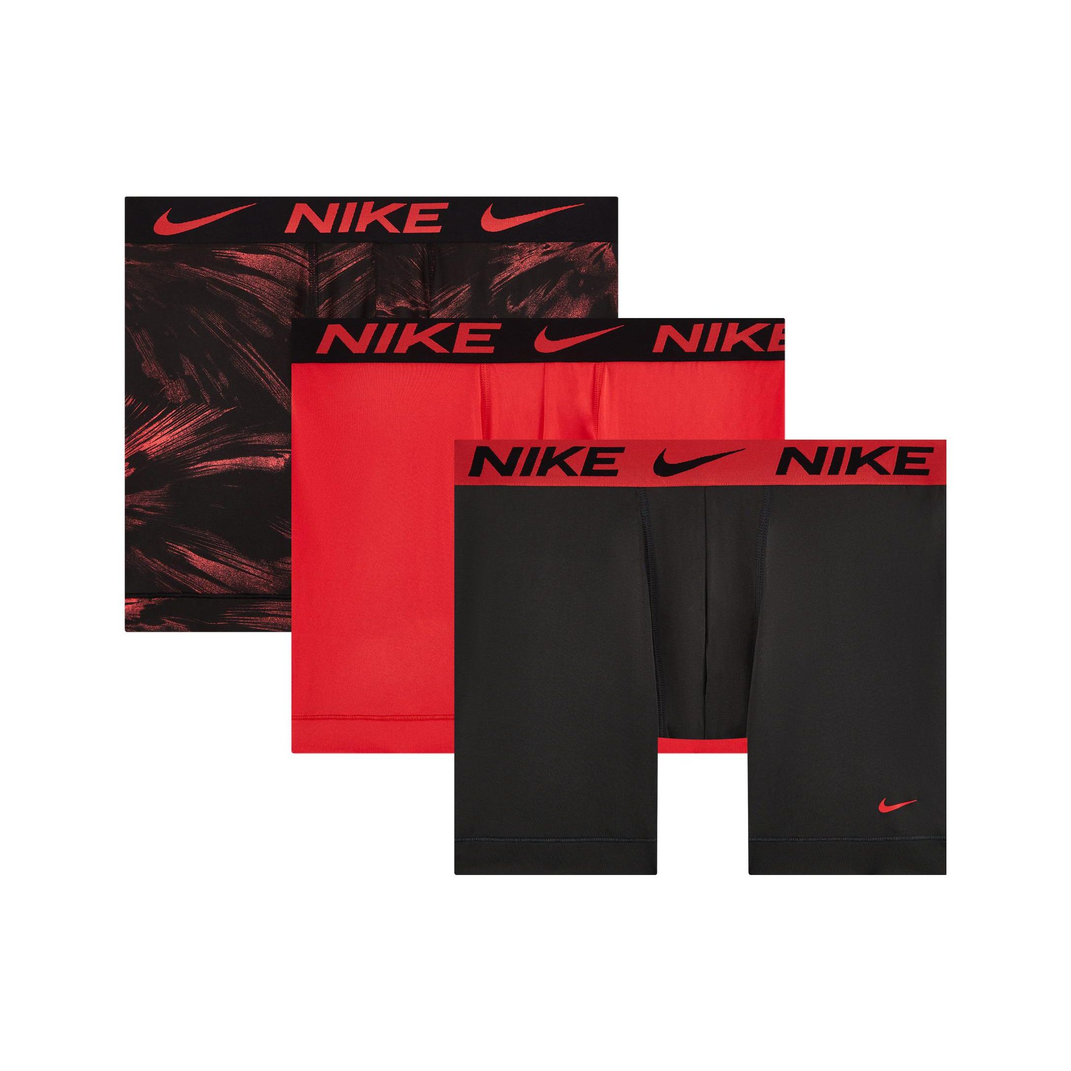 

Nike Quick-Dry Letter Embroidered Boxer Briefs 3-Pack Men Underwear DV3956-030 M