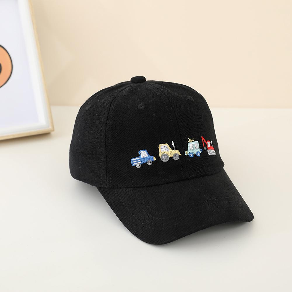 

JYL TS DIY Кепка для детей на машину Флисовая шляпа для защиты от солнца Хлопок black_52-54CM ультра-розовый