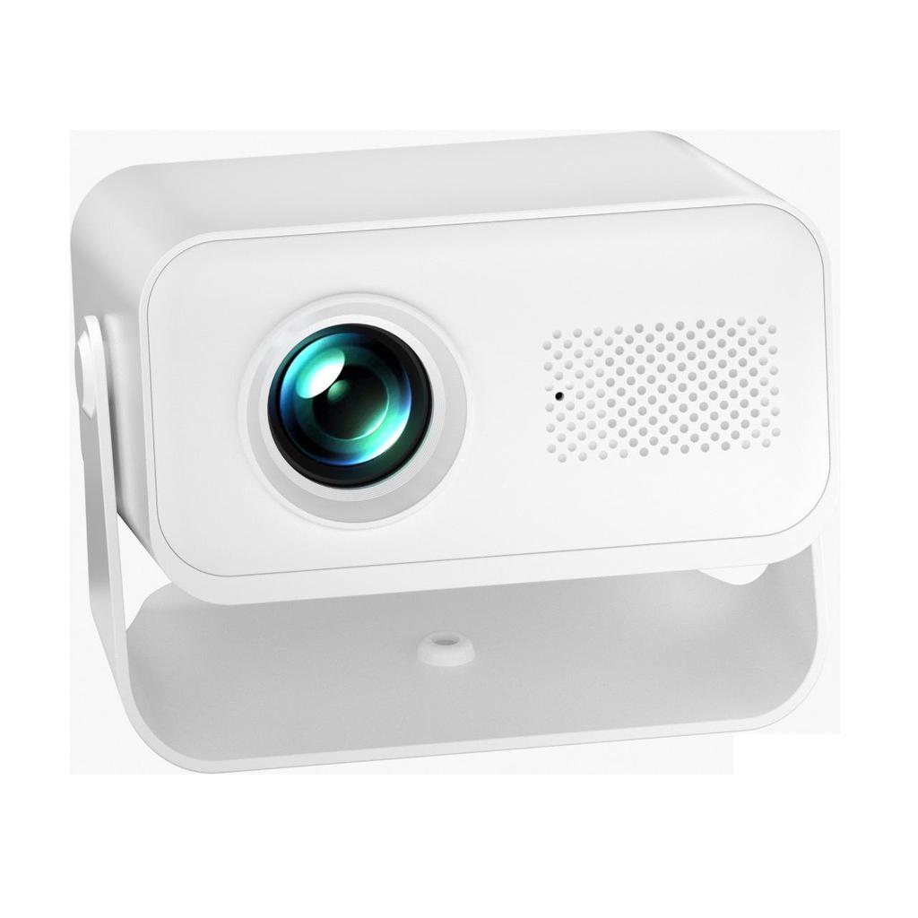 New T7P High Lumens HD Projector: Smart Phone Connect, Wall Projection for Bedroom/Dorm.