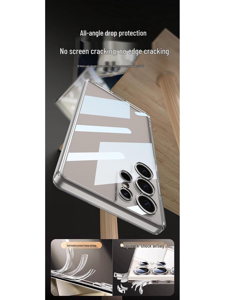 Galaxy S25 Case - Ultra Slim Transparent for S25Ultra and Creative Space Design for S25Plus
