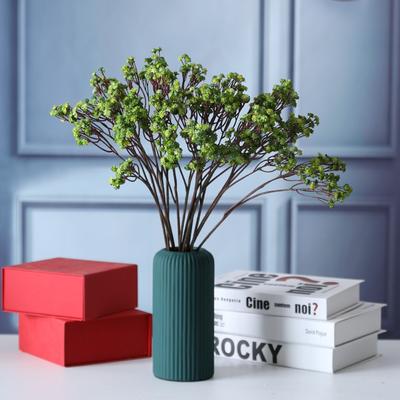 Arrangement Floral Aspect Céramique Simple Vase Décoratif Contenant Vase en Plastique Salon