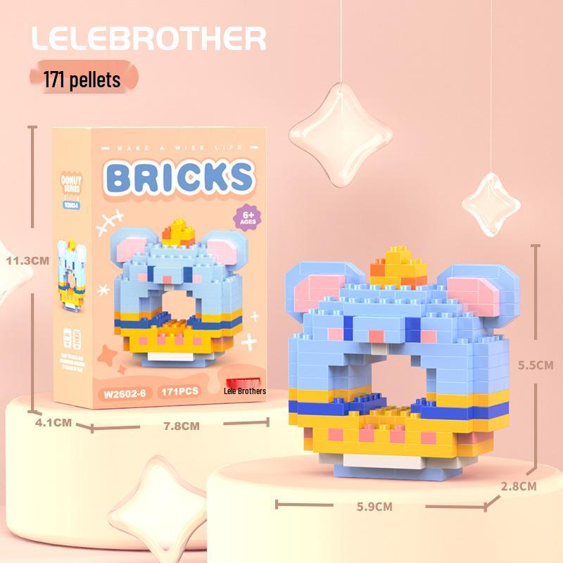 Compatible Lego Micro Building Block Cartoon Figurines - Children's Educational Desktop Toys