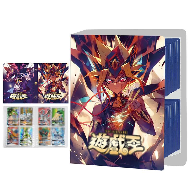 4-Pocket Yu-Gi-Oh! Card Binder, 240 Card Capacity, Cartoon Anime Card Collection Album, Card Holder Case