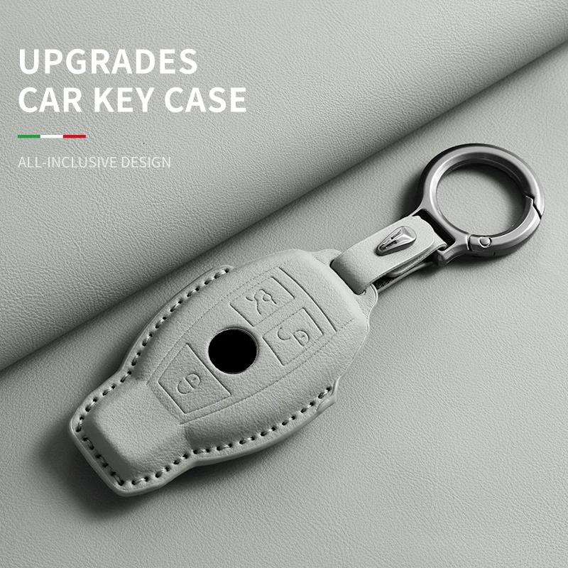 Car Key Case Cover for Mercedes Benz  A B C D E S Class W204 W212 W176 GLC CLA GLA AMG GLS GLE GLK CLS S350 S500 Car Key Shell