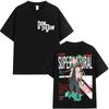 Japanese Anime Dandadan Print Tshirt Mens Women AutumnWinter Fashion Tshirts High Quality Cotton Short Sleeve Tees Streetwear
