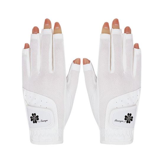 1 Pair Golf Gloves Anti-slip Silicone Sweat-absorbing Breathable Touch Screen Men Women Left Right Hand Outdoor Sports Gloves Golf Accessories