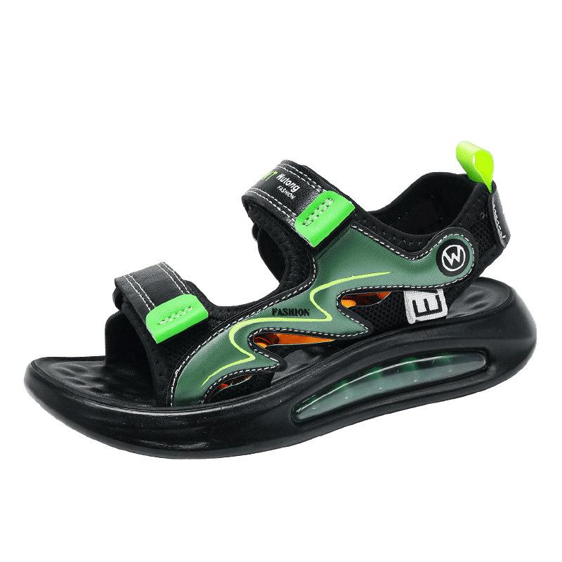 Boys sandals 24 new summer children's open-toed soft-soled non-slip air-cushioned beach shoes medium and large children's sports beach shoes