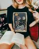Skeleton Tarot Card Shirt Reader Shirt Bookish Shirt Booktrovert Book Lover Gift Literature Shirt Reading Shirt Booktok Merch Mystical Shirt