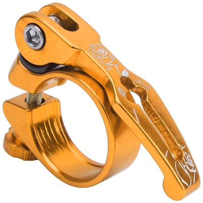 31.8MM Bike Seat Clamp Aluminum Alloy Quick Release Mountain Road Bike Seatpost Clamp
