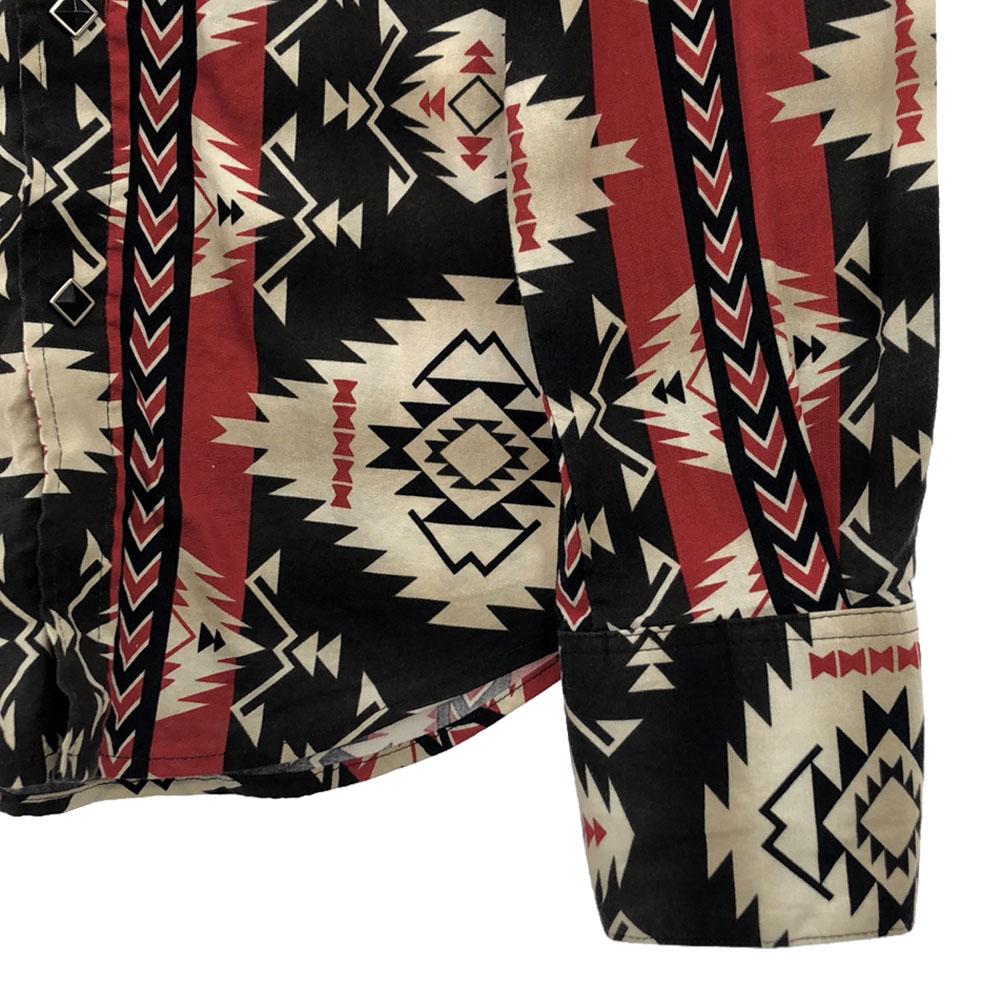 RockMount 70s Made in USA native Long sleeve Western shirt Old vintage Men's Used