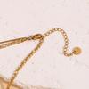 MamacitaSlay Exclusive 18K Gold Plated Stainless Steel Cloud Tassel Star Necklace Waterproof Jewelry Women's Collarbone Chain