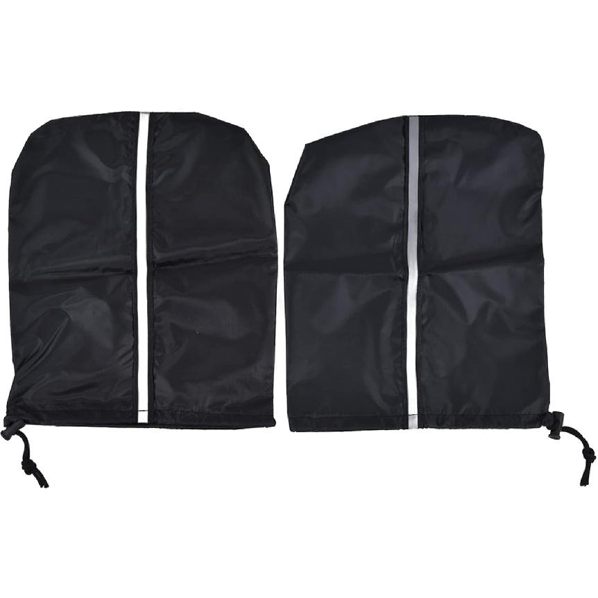 

Car Mirror Covers, Waterproof Winter Side Mirror Protectors with Reflective Strips Easy Installation Universal Fit 13x10.6 inches Polyester Taffeta